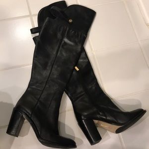 Louise et Cie Black OTK leather boot 7.5